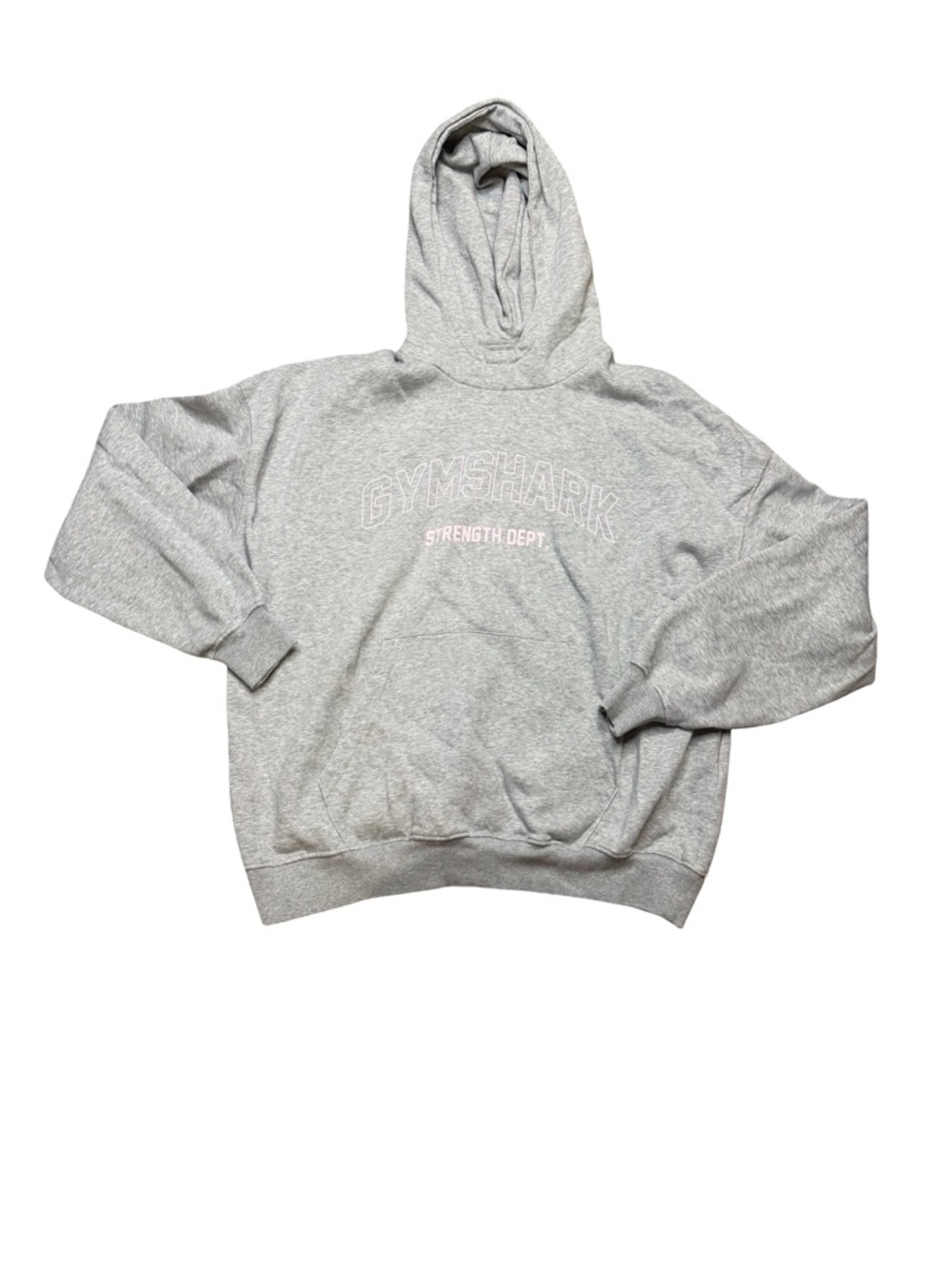 ✨ GYMSHARK Strength Dept Hoodie‎ Pullover Gray Logo Women’s S ✨